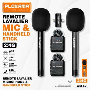 Plokama WM-60 Wireless Lavalier Microphone