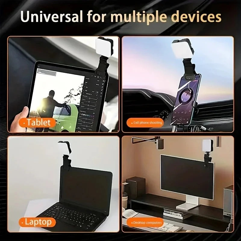 Multi-Purpose Mini LED Fill Light Rechargeable for Creators